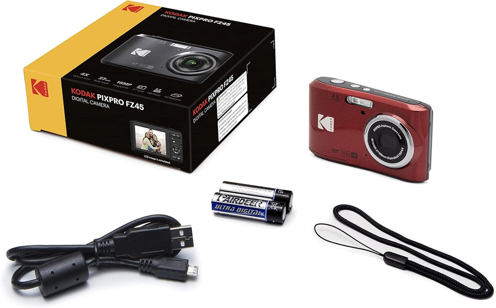 Digital Camera with Case, 64GB SD Card and Card Reader H515655