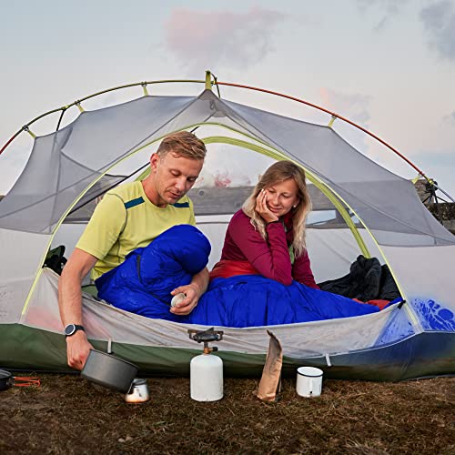 Mummy Sleeping Bag, 4 Season Warm & Cold Weather Camping, Lightweight with Compression Sack V329