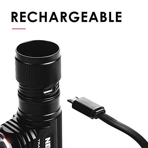 1000 Lumen USB Rechargeable Aluminum Flashlight with Rotating Head and Magnetic Base W311512
