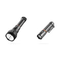 NEBO Luxtreme 500-Lumen LED Flashlight –Bright Rechargeable Flashlight With 4 Light Modes, Water Resistance, Half Mile Light Beam, Storm Gray