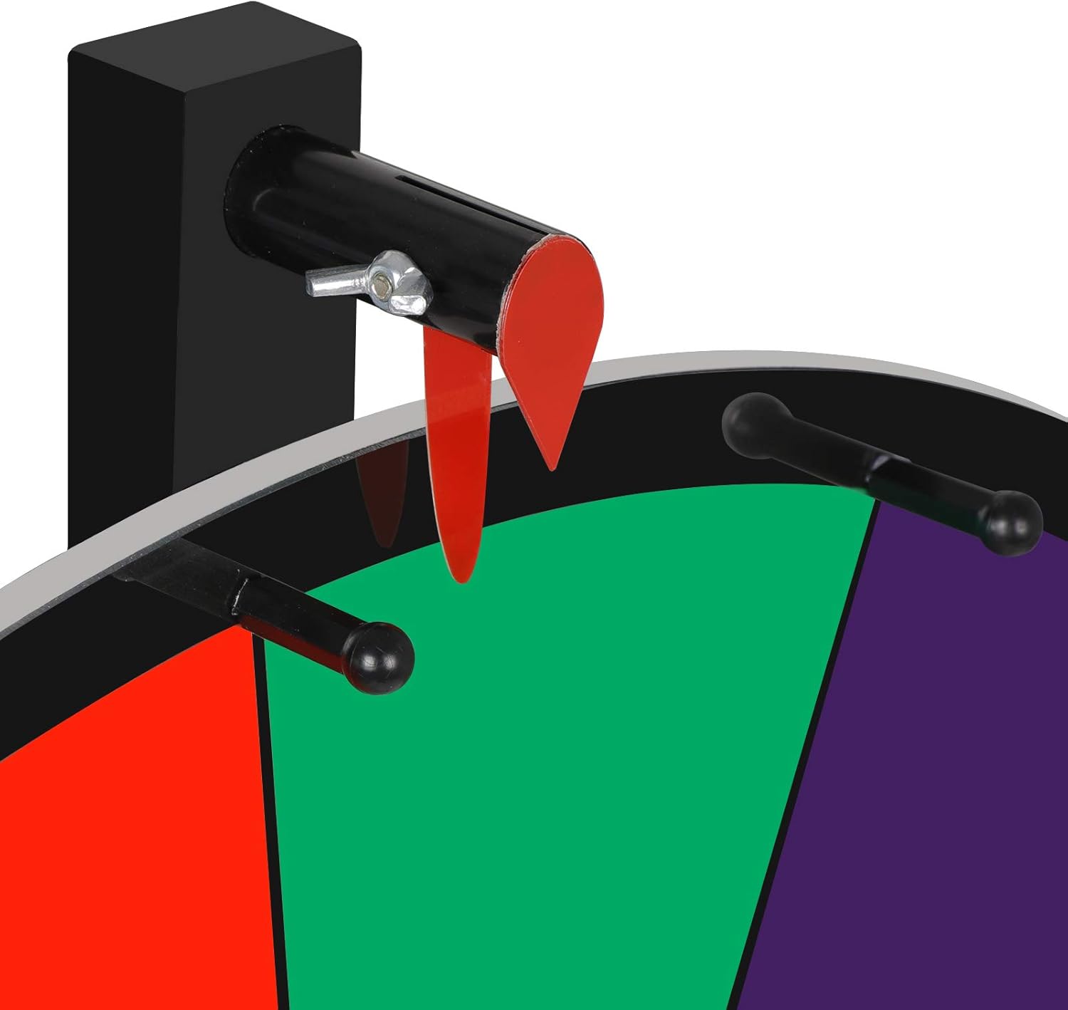 24 inch Tabletop Spinning Prize Wheel with 14 Slots and Dry Erase Marker K7978