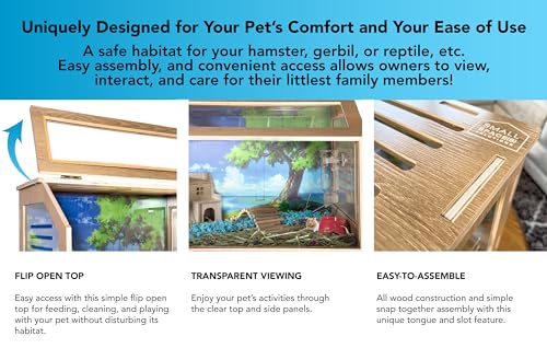 Small Animal Cage for Hamsters, Guinea Pigs, and Mice H72238