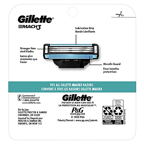 Men’s Razor Blades, 8 Refills J89043