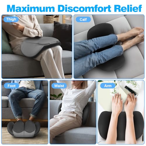 Electric Shiatsu Foot Massager with Heat, Vibration for Plantar Fasciitis and Muscle Tension M6543