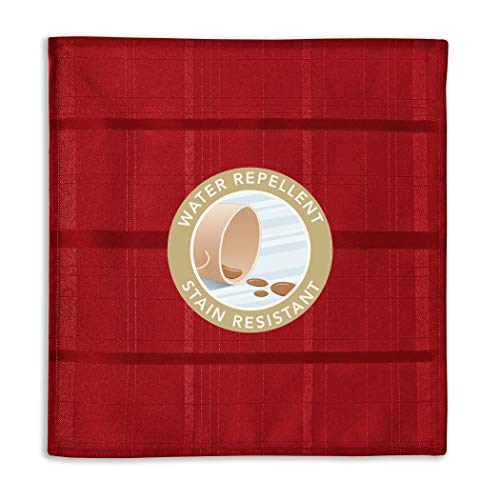 70 Inch Round Fabric Tablecloth, Plaid, Beige C736