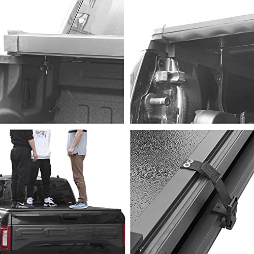 Hard Tri-Fold Truck Bed Tonneau Cover 6.2ft for Chevy Colorado GMC Canyon H745095