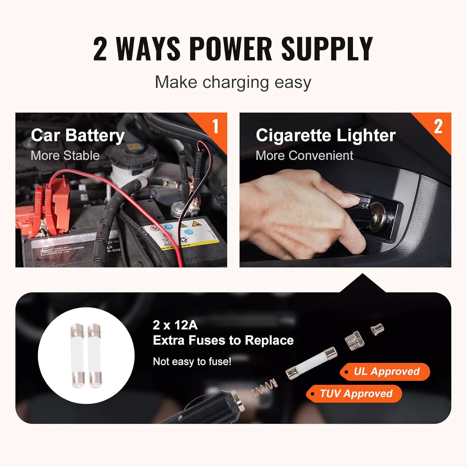 Electric Car Jack 5 Ton Hydraulic Lift with LED Light for SUV Truck Tire Change M134