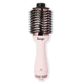 L'ANGE HAIR Le Volume 2-in-1 Titanium Blow Dryer Brush | Hot Air Brush in One with Oval Barrel | Hair Styler for Smooth, Frizz-Free Results for All Hair Types (Blush - 60 mm)