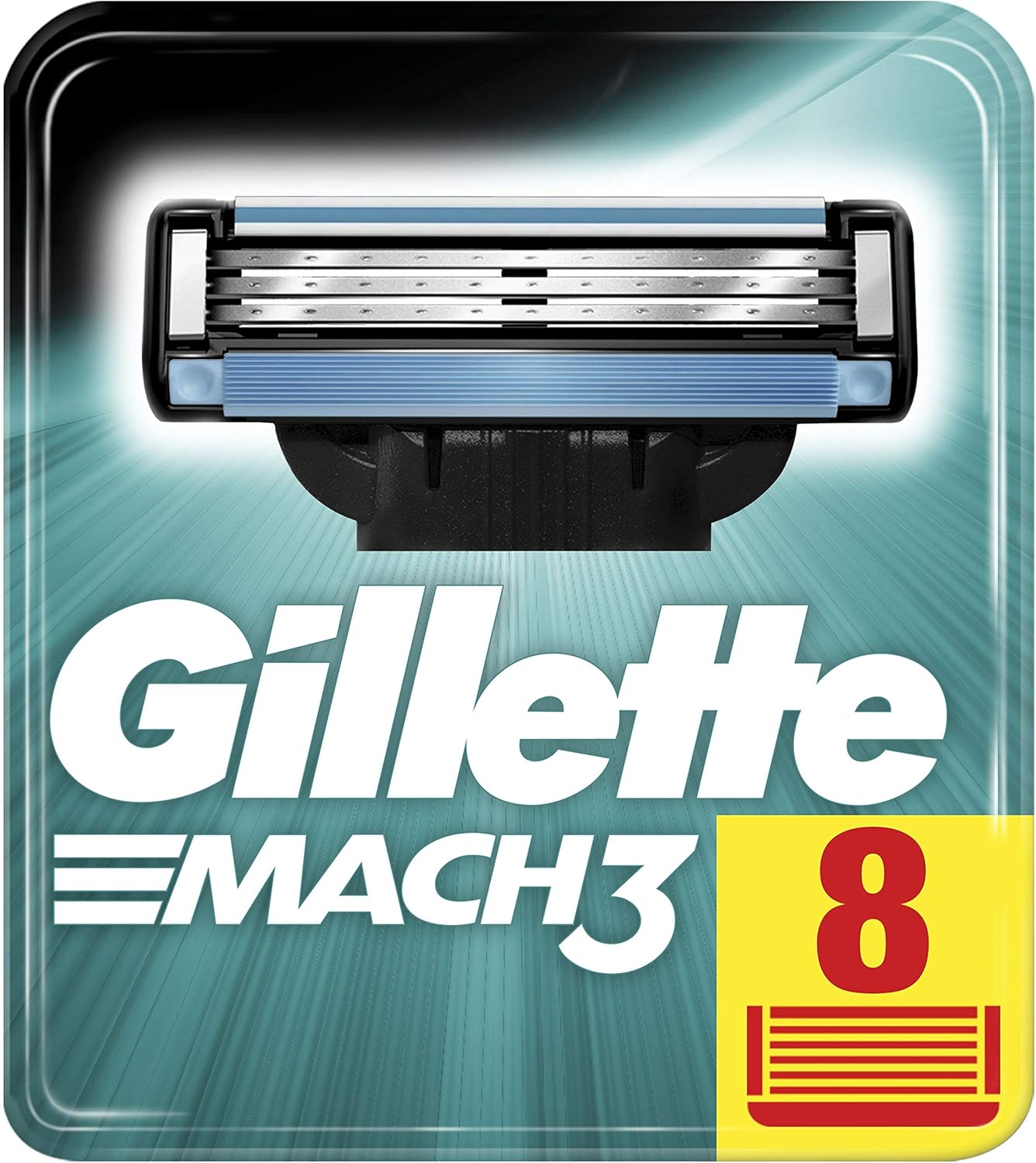 Gillette Mach3 Razor Blades for Men Pack of 8