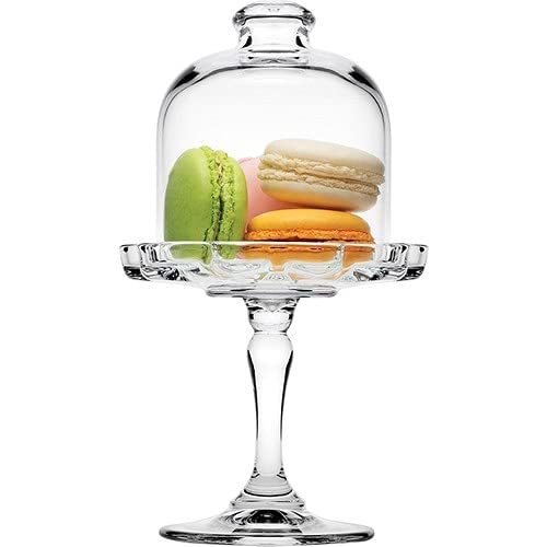 Mini Cake Stand with Dome Cover for Dessert Display C88059