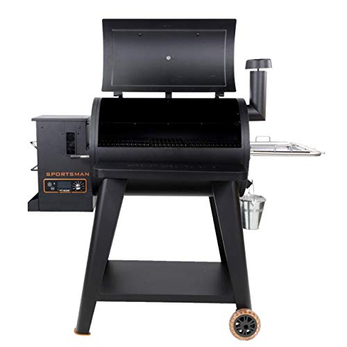 Wood Pellet Grill, 820 Square Inches, Black R39674