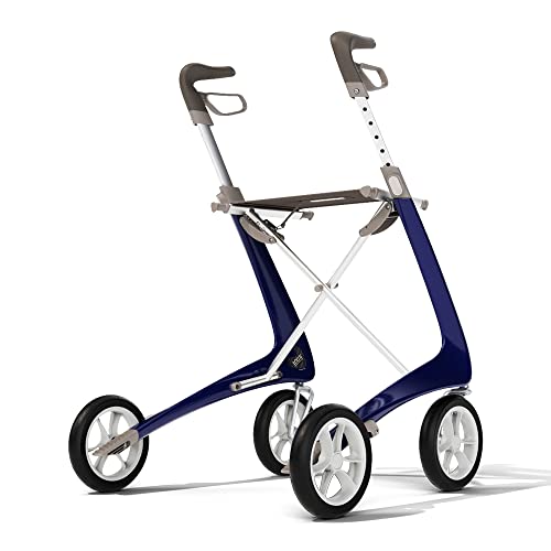 Carbon Ultralight Rollator - 10.6 lbs - Foldable for Indoor and Outdoor Use I671