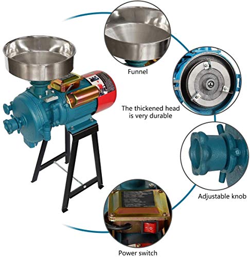 Electric Grain Grinder for Corn, Rice, Wheat, and Coffee Y156