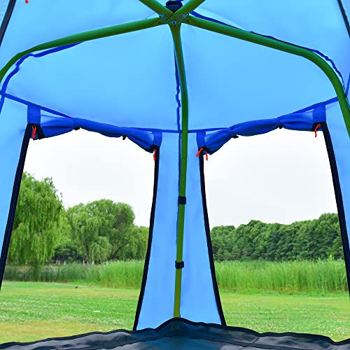 12FT Climbing Dome Outdoor Climber for Kids Easy Assembly Playground Jungle Gym V747872