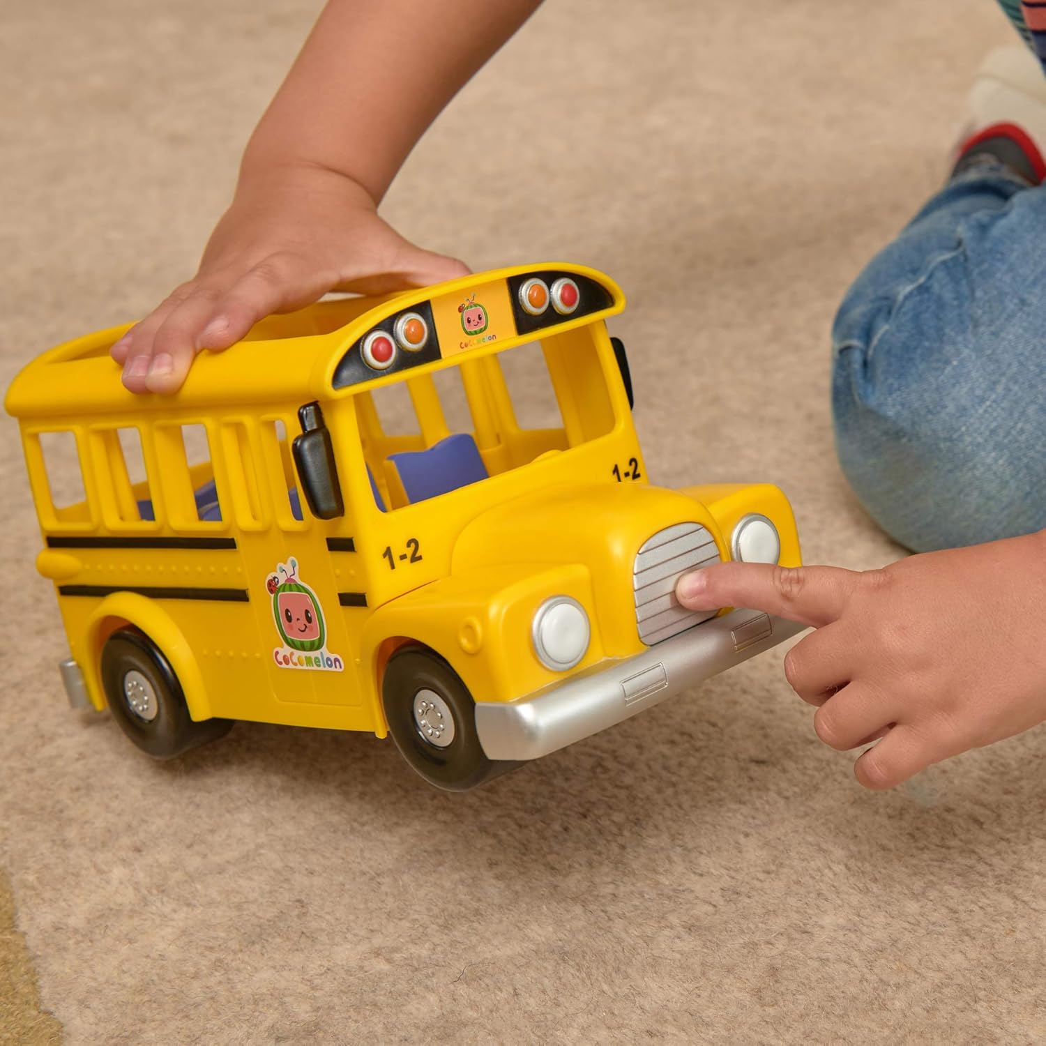 Musical Yellow School Bus with Removable Figure P812391