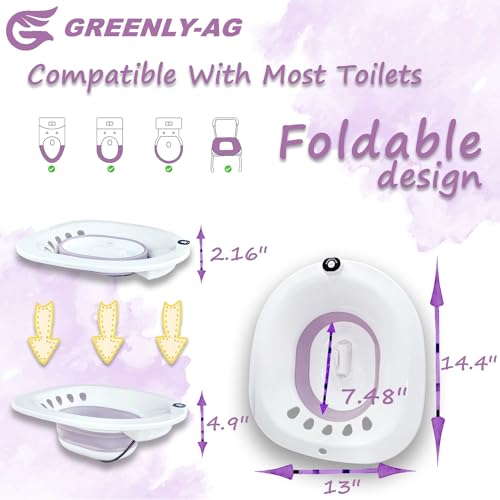 Sitz Bath for Postpartum Care and Hemorrhoid Relief J714
