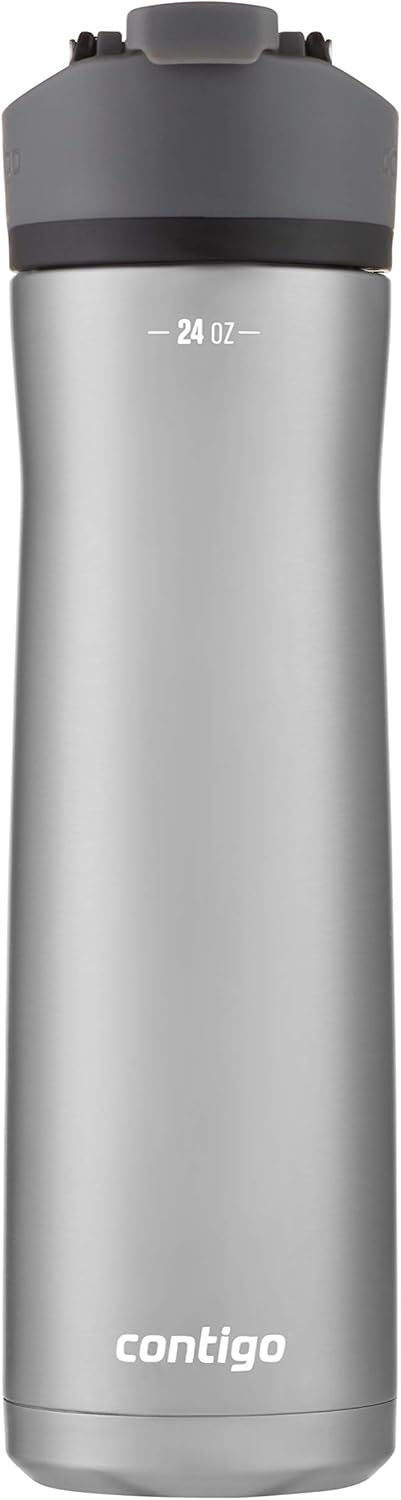 Stainless Steel 24oz Spill-Proof Water Bottles with Handles S25374