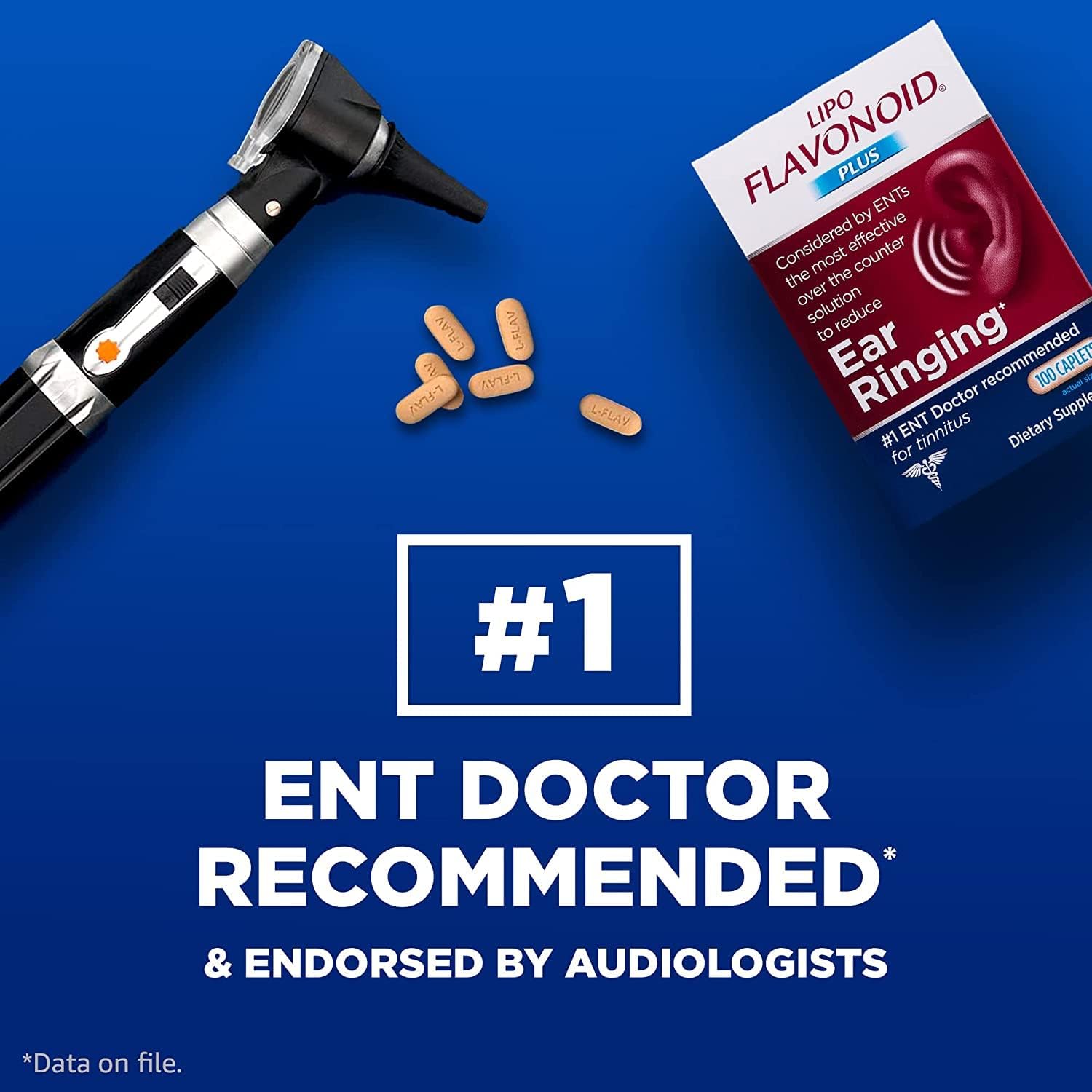 Ear Health Supplement 500 Caplets T2661