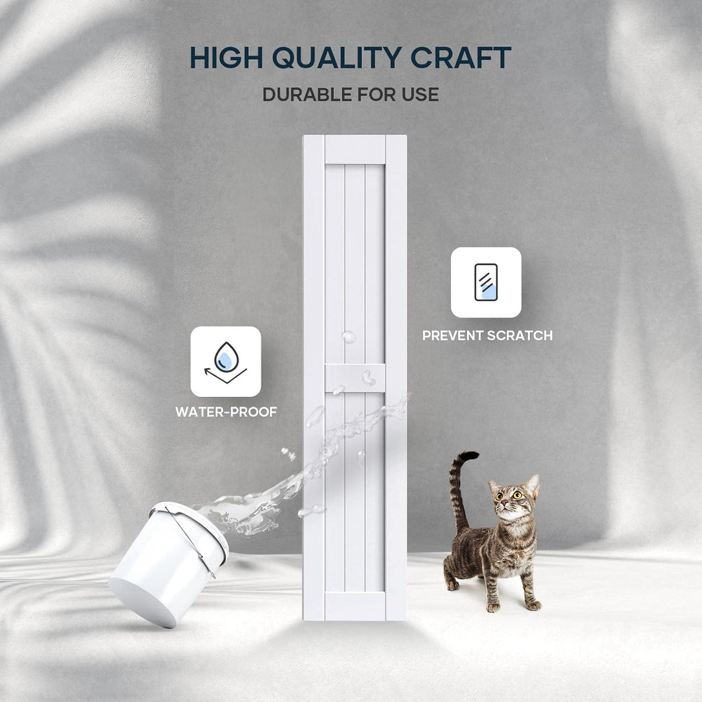 Barn Door with Sliding Hardware, 36x84in, White Q235