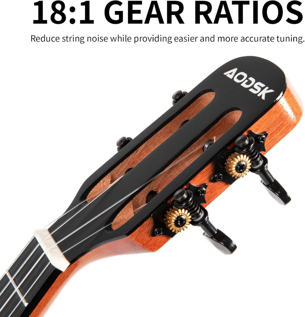 Concert Ukulele 23 Inch Starter Kit with Gig Bag and Strap O97371