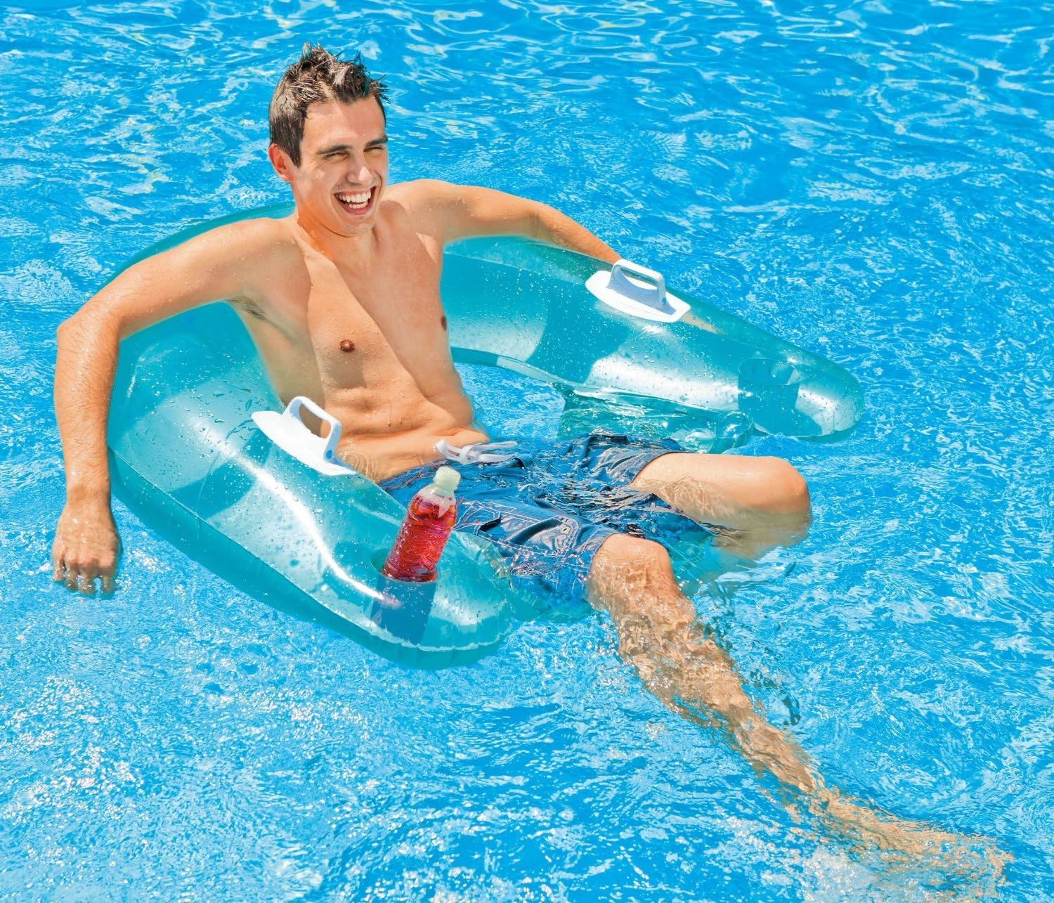 Inflatable Pool Lounge Raft for Swimming, Set of 2 M605