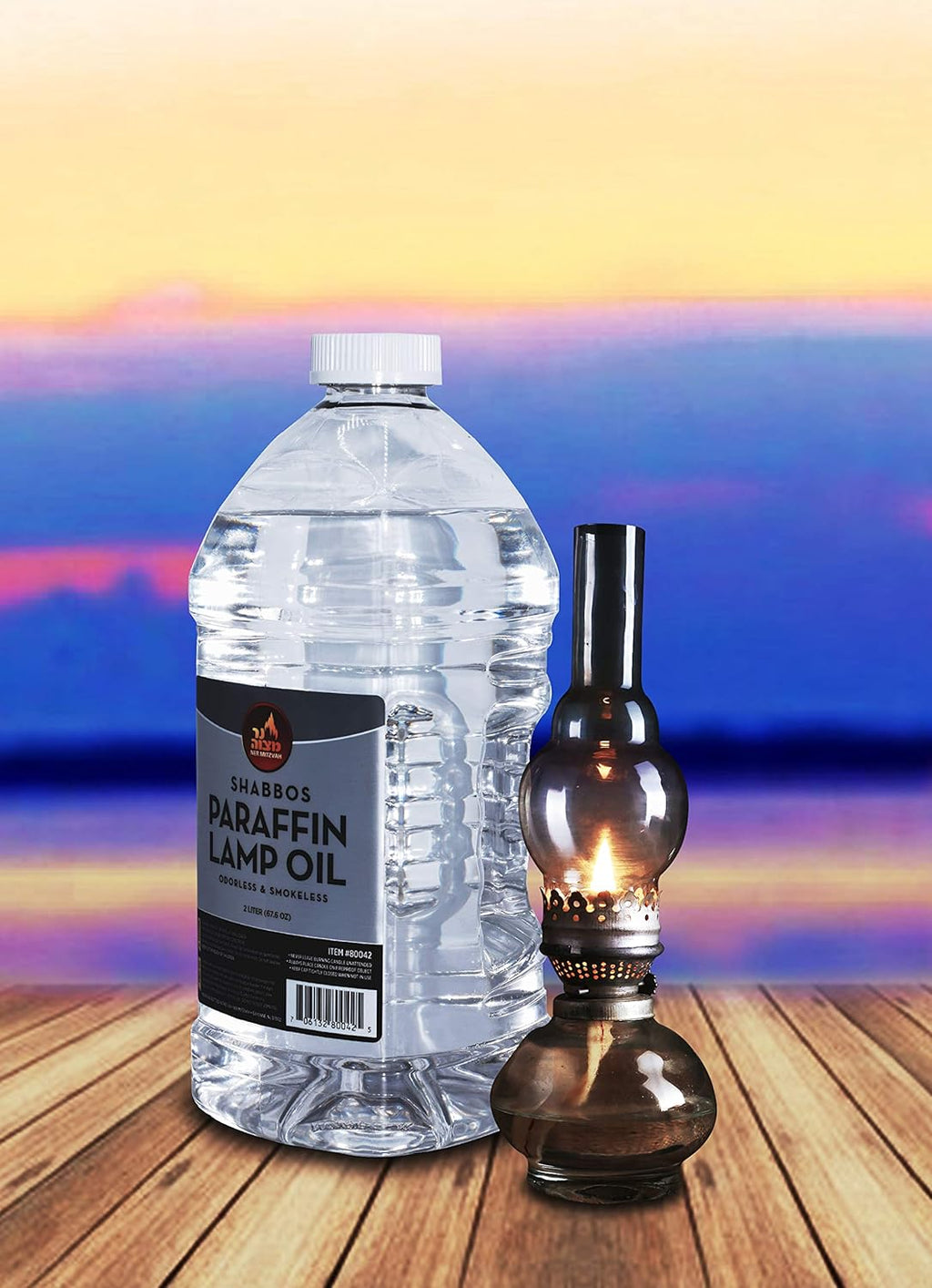 Paraffin Lamp Oil - Smokeless, Odorless, Clean Burning Fuel, 2 Liter E274