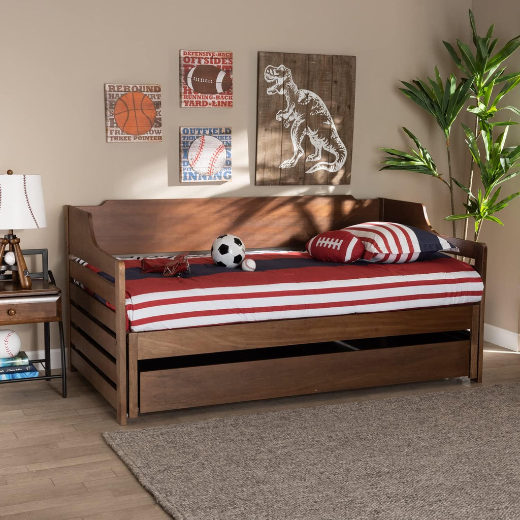 Walnut Expandable Twin to King Daybed C903
