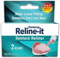 Dentemp Reline -It Denture Reliner, 2 Count (Pack of 1)