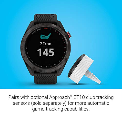 Golf Smartwatch with Large Color Touchscreen and Ceramic Bezel D958