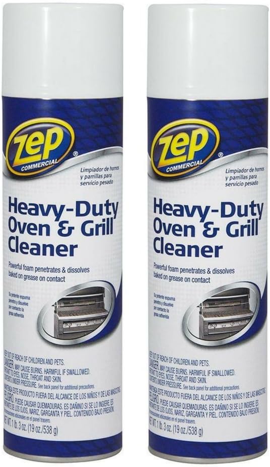 Enforcer ZUOVGR19 19-Ounce Zep Heavy-Duty Oven and Grill Cleaner (2pack)