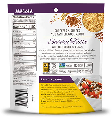 Multi-Seed Crackers, Original, 4.5 oz. G4928