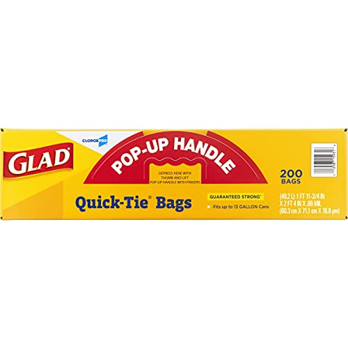 Kitchen Trash Bags, 13 Gallon, 200 Count G7913