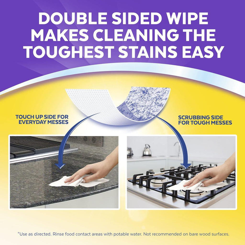 Disinfectant Wipes, Multi-Surface Antibacterial Cleaning Wipes, Citrus Scent, 75ct (Pack of 4) E662731