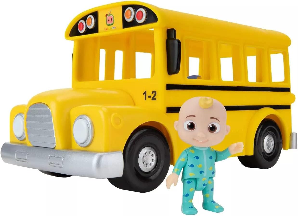 Musical Yellow School Bus with Removable Figure P812391