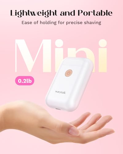 Electric Shaver for Women, Bikini Trimmer, USB Rechargeable Cordless Razor with Detachable Head K8700
