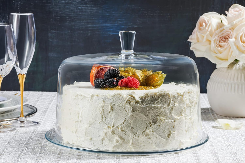 Glass Cake Dome 11.5" Diameter N112