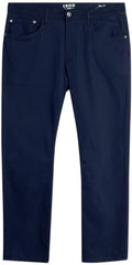 IZOD Men's Relaxed Fit Jeans - Classic Comfort Stretch Lightweight Denim Jeans - Casual Work Pants for Men