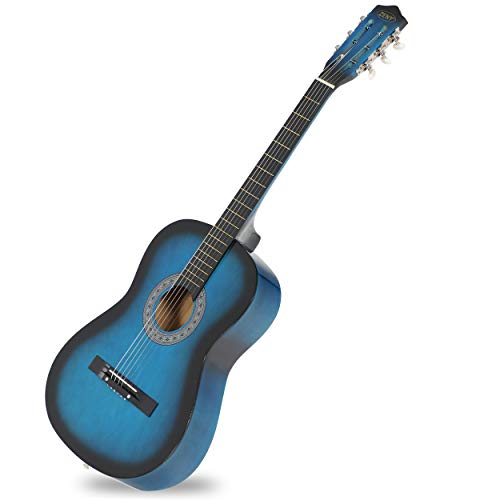 Acoustic Guitar with Case, Strap, Tuner and Pick D79279
