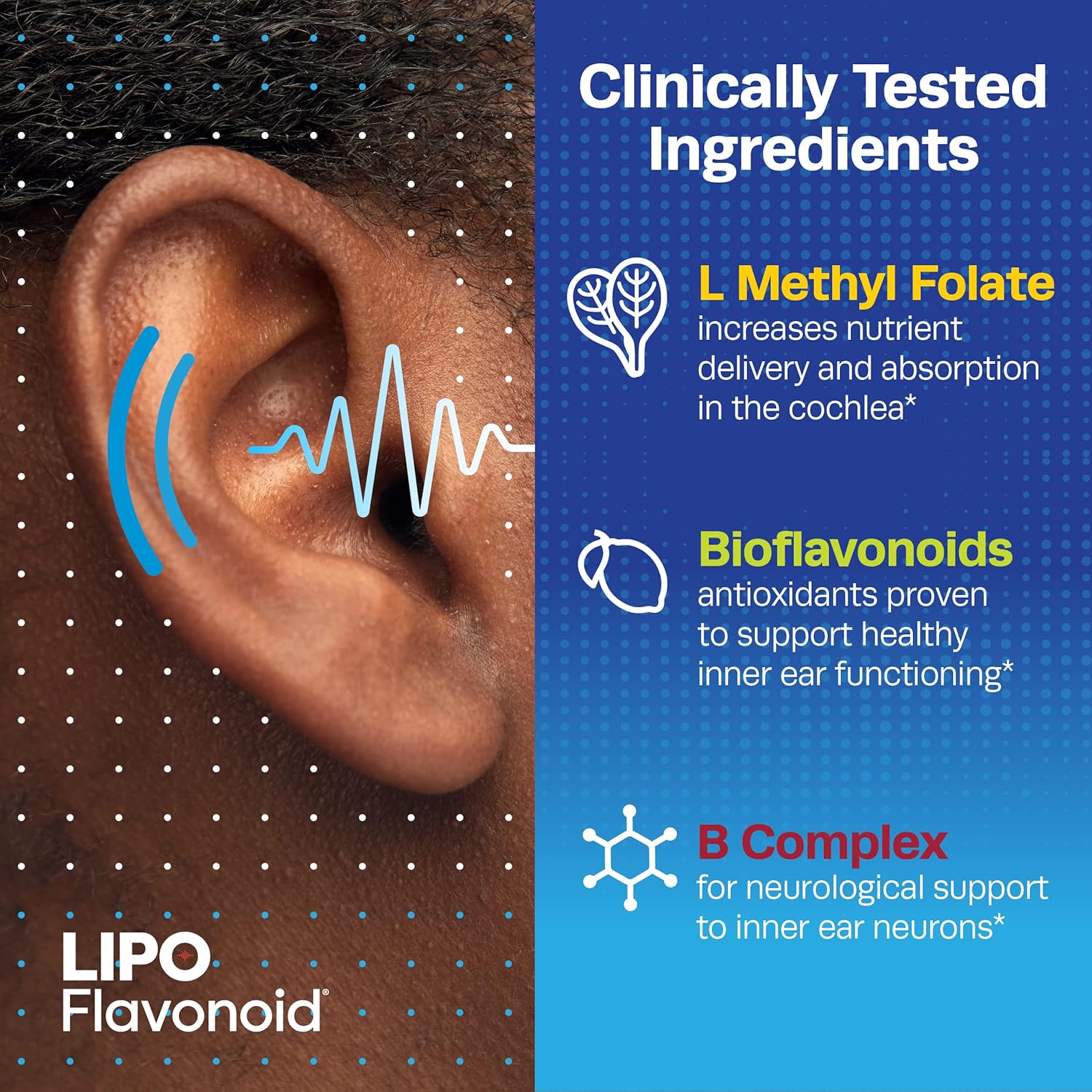 Hearing Support Daily Supplement, 40 Caplets R487
