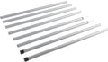 Telescoping Tarp Poles, Portable Iron Canopy Pole Heavy Duty Adjustable Shade Canopy Pole Awning Support Poles for Awnings Canopy Rain Fly Shelter Set