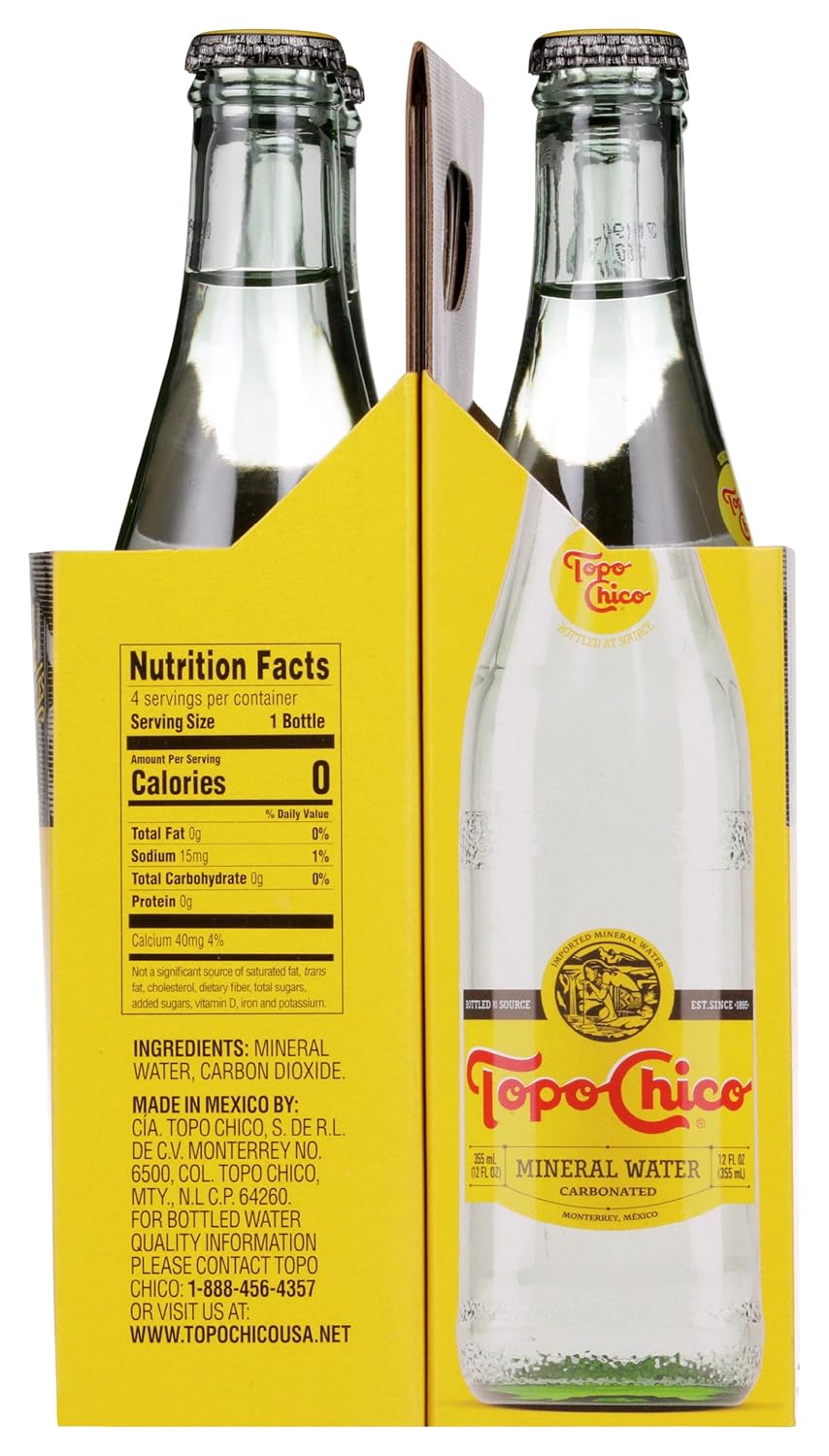 Mineral Water, 4 Pack, 48 Fluid Ounces A75425