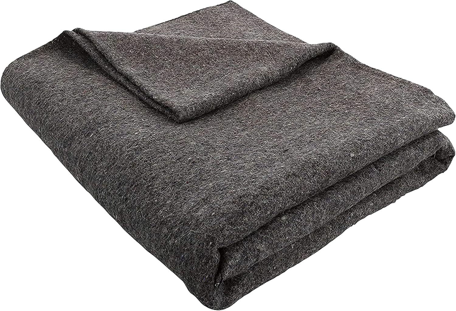 Grey 62x80 Military Wool Blanket for Camping U993290