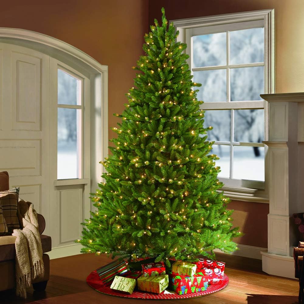 7.5 ft Pre-Lit Fraser Fir Artificial Christmas Tree with 750 Clear Lights J476696