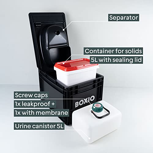 Portable Camping Toilet Starter Kit, Composting Toilet P45133