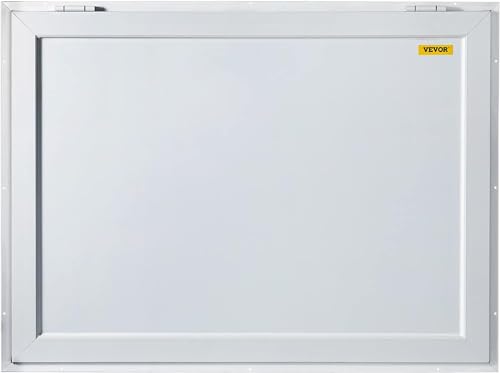 Aluminum Alloy Food Truck Service Window, 36 x 36 inch, 4 Sliding Screens R62011