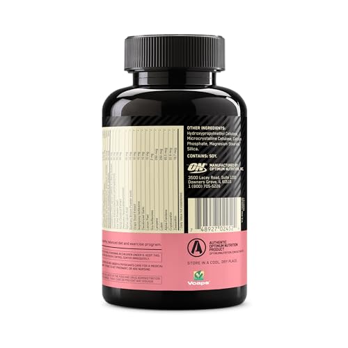 Women's Daily Multivitamin with Iron, Vitamin C, Zinc and D, 120 Capsules B4749
