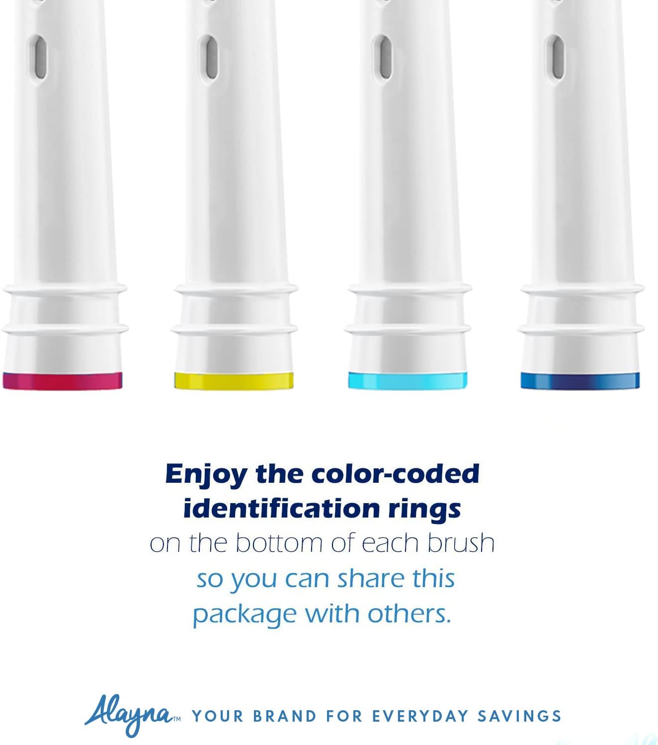 Replacement Toothbrush Heads for Electric Toothbrushes, 16 Assorted Refills M1479