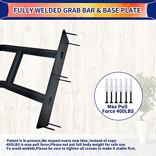 Outdoor Handrail Wall Mount for Garage, Porch, Garden Steps U776