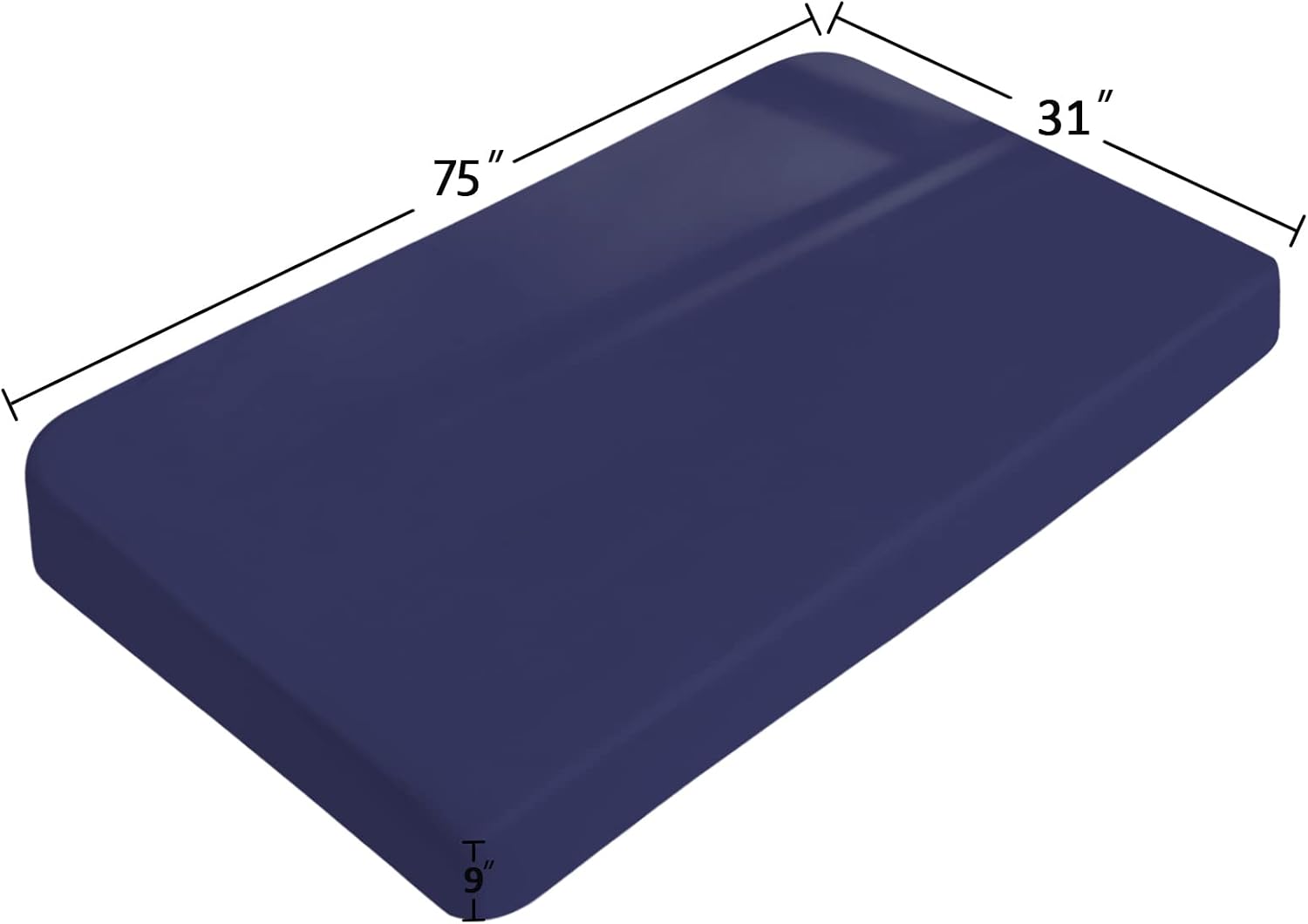 Cot Mattress Pad Topper for Camping Cot P956