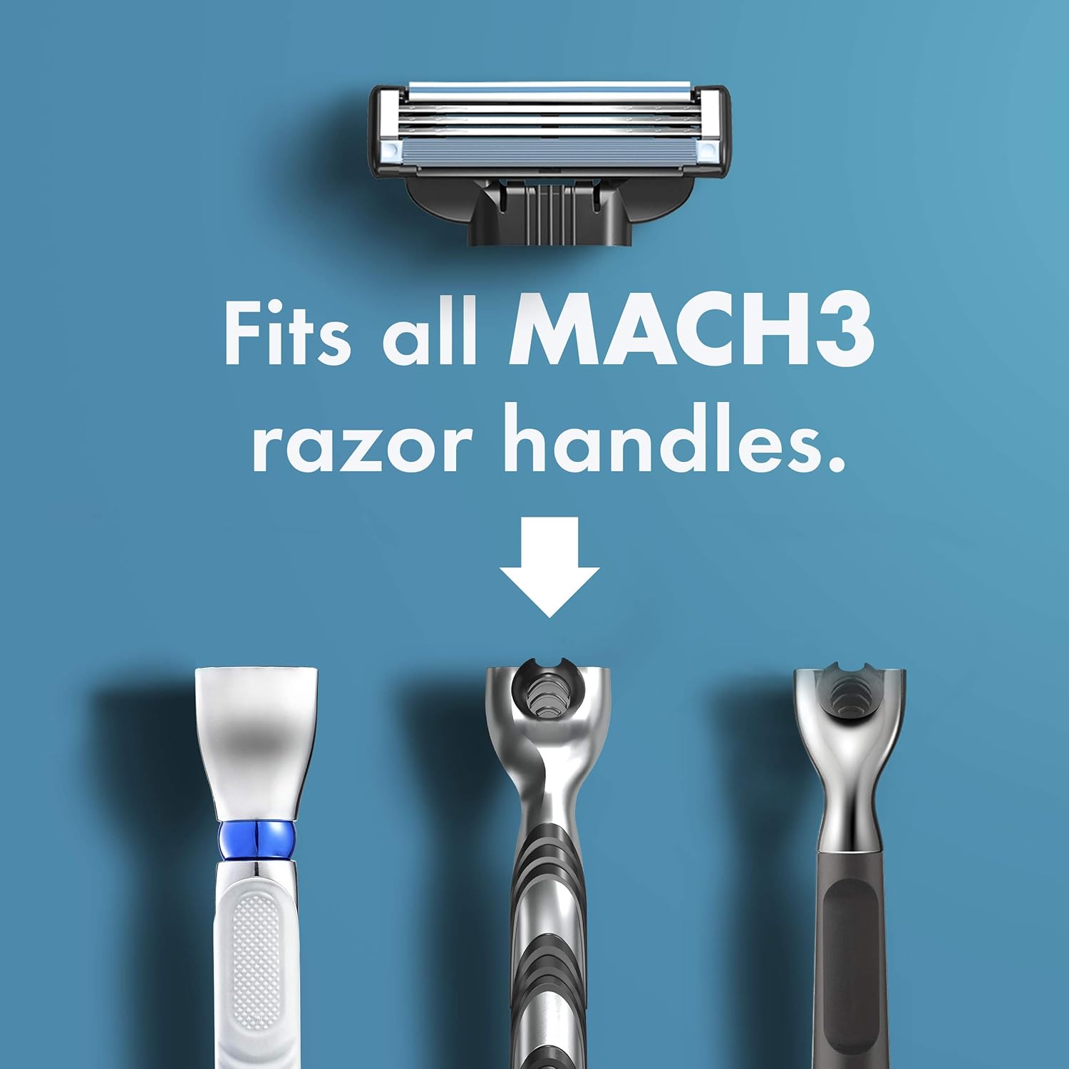 Mach 3 Razor Refills 12 Pack F898766